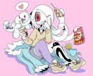 かわいい系やホラー系イラスト制作します 女の子、動物、モンスター系が得意です! イメージ1