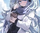商用可雰囲気透明感可愛い女の子のイラストを描きます バストアップ/上半身/全身など対応可能です‼️ イメージ1