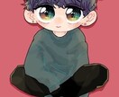ミニキャラでのアイコン作成をします お目目くりくりのかわいいミニキャラであなただけのアイコン作成 イメージ2