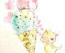 デフォルメでイラストアイコン作ります 透明水彩で彩られた、ポップで可愛いアイコンはいかがですか？ イメージ2