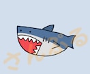 特徴捉えたゆるくてかわいい海洋生物アイコン描きます SNS・アイコン・グッズに★水族館 海 サメ 動物好きなど イメージ10