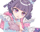 かわいい女の子のイラスト お安く描きます アイコンやサムネイルなどに使えるキャラクターを描きます！ イメージ1