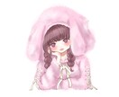 あなただけの可愛いSNSアイコン描きます 可愛い女の子のSNSアイコン・イラスト描きます！ イメージ3