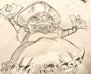 大好きなキャラの画像を部屋飾れるサイズに模写します ゲーム、アニメ、キャラクターをお部屋に飾りたい方 イメージ3
