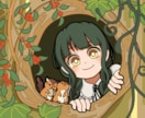 SNSアイコン・動画サムネ・似顔絵など制作します ノベルティ、TRPG、ペット、記念イラスト・ベクター形式可 イメージ1
