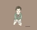 アイコン用【子供】のイラスト描きます お洒落でワンランク上のこどもアイコン描きます イメージ6