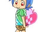 ポップで可愛いデフォルメイラスト描きます SNSアイコンからグッズや同人誌まで幅広く使えます イメージ1