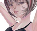 SNS・LINEのアイコンを描きます 独自の色彩でアンニュイな世界観を。あなただけの1枚を届けます イメージ1