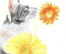 先着2名！愛しの猫ちゃん似顔絵描きます 色鉛筆で、大好きな猫ちゃんのの可愛い瞬間を描きます！ イメージ2