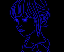 シンプルでおしゃれな線画似顔絵をお描きします SNSアイコン/似顔絵/挿絵/名刺 イメージ5