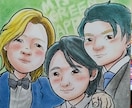 お祝い、記念似顔絵作成します そっくりで暖かい画風で笑顔になれる似顔絵を贈ります イメージ1