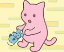 完成品 ◎ シンプル動物イラストを販売しています 透過と2枚セット◎カスタマイズ(有料)◎商用利用可(有料)◎ イメージ5