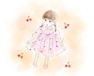 シンプル。ふわっとした優しい似顔絵イラスト描きます 商用利用可。挿絵やアイコンに使えるシンプルなイラスト作ります イメージ5