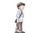 温かみのある手描きイラストを制作します 日常の一場面を、懐かしく、やさしいアナログタッチで描きます イメージ9