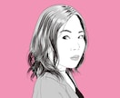 洗練された線画ポートレートイラスト制作します 写真をもとに名刺・SNS・プレゼントに映える一枚を制作します イメージ1