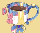 レトロ雰囲気で小物・動物を描きます 商用可！暖かい色彩でイラストに仕上げます！ イメージ6