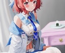オリジナルの美少女イラストを作成いたします 理想の一枚絵になるようにご依頼者様に寄り添って対応いたします イメージ5