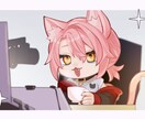 オリジナルOP/ED画面お作りします ふよふよ動く可愛いデフォルメイラストが特徴！ イメージ1