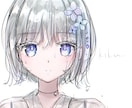 可愛い顔・表情の女の子のアイコンお描きします 最短2日！お安く可愛いアイコンを！ イメージ3