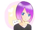 ゆめかわ系・ゆるキャライラスト描きます ふわふわ可愛いゆめかわ系イラストをアイコンにしてみませんか？ イメージ3