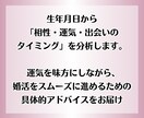 九星気学でわかる、婚活アドバイスを作成します あなた自身の“魅力の源”“うまくいく恋愛パターン”を見つける イメージ2