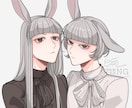 即納◎SNSアイコン・あなただけのイラスト描きます ご希望を丁寧に聞き取り、あなただけのイラストを作成します。 イメージ3