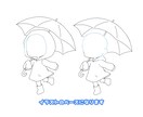 雨の日量産イラスト作成します SNS投稿・アイコンにもぴったり！【商用利用可】 イメージ3
