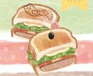 メニュー作成も可！かわいい食べ物イラスト描きます 挿絵やグッズイラストにしてもかわいい優しい雰囲気が得意です イメージ6