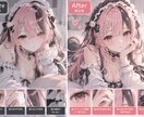 AIイラストをレタッチ＆加筆修正します あなたの好きなキャラクターをもっと好きになりませんか？ イメージ2