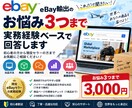 eBay輸出のお悩み3つまで回答します 出品・発送・英語対応・価格設定をまとめて解決! イメージ1