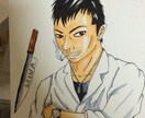 アニメ風似顔絵作成します 手書きでアニメ風似顔絵作成！PDF等のデータ化可能です。 イメージ2