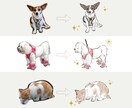 おしゃれで柔らかい動物のイラスト描きます 安価でスピーディにご対応！インテリアやアイコンに イメージ2