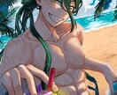 ドラマチックなイラストを描きます はっきりした色使いと濃厚なタッチが特徴的です！ イメージ4
