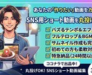 SNS用ショート動画を編集します 丸投げOK！バズを狙うSNSショート動画編集します イメージ1