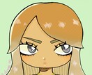 POPで可愛い似顔絵アイコン描きます 独特な雰囲気の可愛い似顔絵アイコンをメインに描きます！ イメージ2