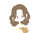 SNSなどにおすすめの似顔絵アイコンを描きます *◎ゆるっと可愛い似顔絵アイコン◎* イメージ4