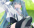 歌ってみたやサムネイルに！動画内イラスト描きます アニメ塗りから厚塗りまで、幅広く対応いたします！ イメージ2