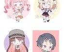 デフォルメイラスト制作します あなたのキャラクターをデフォルメで可愛く描きます！ イメージ2