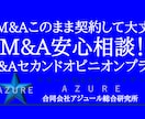 M&Aのセカンドオピニオン相談受付ています そのM&Aこのまま契約して大丈夫？ M&A安心相談！ イメージ1