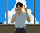 SNSなどに利用するアイコンをお描きします オリジナル、版権など。背景無地からイラスト有りまでご希望可◎ イメージ8