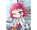 背景、ヴィネット風などのデフォルメキャラ制作します 立ち絵・ゲーム・グッズ制作用など イメージ1