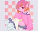 ポップで可愛いイラスト制作します SNS用アイコンやYouTubeのサムネ等にどうぞ！ イメージ3