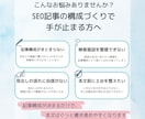検索意図からSEO記事構成を作成します ブログ運営者向け｜キーワードから記事の設計図を作成 イメージ2