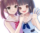 女の子イラスト描きます 動画やグッズ制作、イベントに使える女の子のイラストです イメージ1