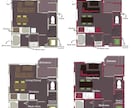 カラフルポップな【間取り図イラスト】作成します ワクっとする間取り図で、あなたの物件をもっと魅力的に！ イメージ9