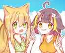 ラクガキ風アイコンが欲しい方にお描きします デフォルメSD(ミニキャラ)にも対応！ イメージ1