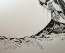 ミリペンで手書きトレースいたします アナログトレースで線画を作成。原画を納品いたします。 イメージ4