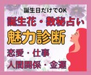 誕生日だけでOK※今あなたに1番必要なこと伝えます 相談内容が複雑：誕生日とリーディングで本当に必要ことだけ鑑定 イメージ2