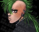 かっこいい男の【アイコン、ヘッダー】制作します 不良漫画みたいなかっこいい男を描きます！ イメージ3