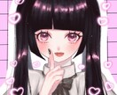 あなたのSNSのアイコンを描きます キラキラや透明感のあるイラスト イメージ1